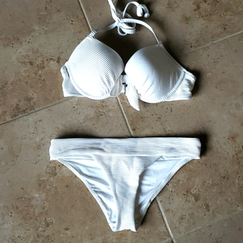 White bikini